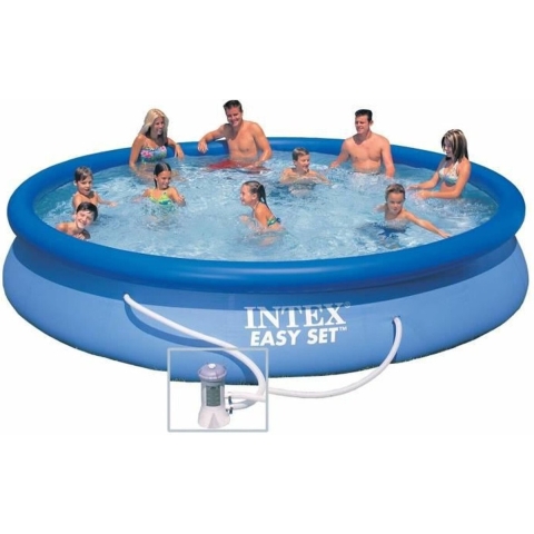 Intex Easy Set Zwembad 457x84 Cm Incl.12V Pomp