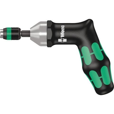 Wera 7463 Kraftform Pistoolgreep Instelbare Momentschroevendraaier met standaardinstellingen met Rapidaptor Snelwisselhouder, 1/4 duim,4,0 Nm - 1