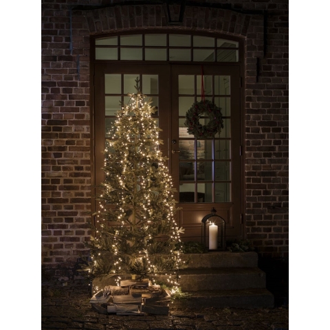 Konstsmide 6650-830 LED-boommantel Buiten Energielabel: F (A - G) werkt op het lichtnet Aantal lampen 660 LED Barnsteen Verlichte lengte: 2.4 m