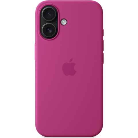 Apple Silicone Magsafe Cover Voor Apple Iphone 16 Plus Fuchsia