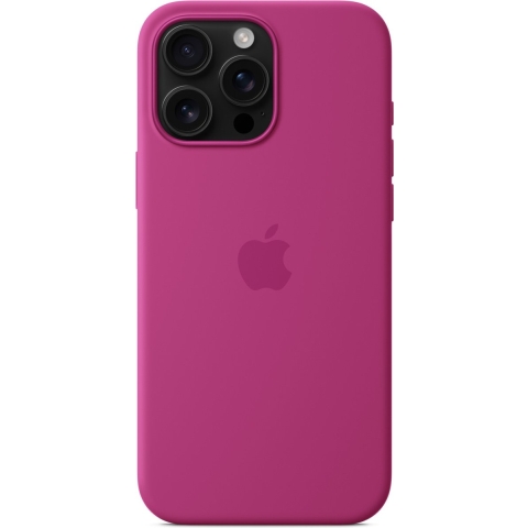 Apple Silicone Magsafe Cover Voor Apple Iphone 16 Pro Max Fuchsia