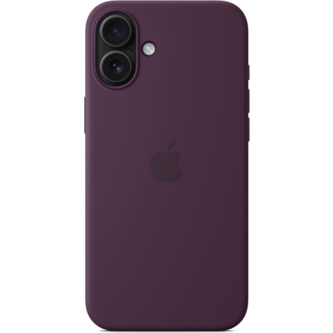 Apple Silicone Magsafe Cover Voor Apple Iphone 16 Plus Plum