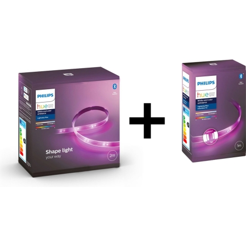 Philips Hue Lightstrip - Wit En Gekleurd Licht Basis + Extensie