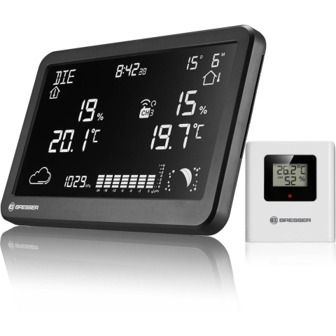 BRESSER Draadloos Weerstation MeteoTemp TBH