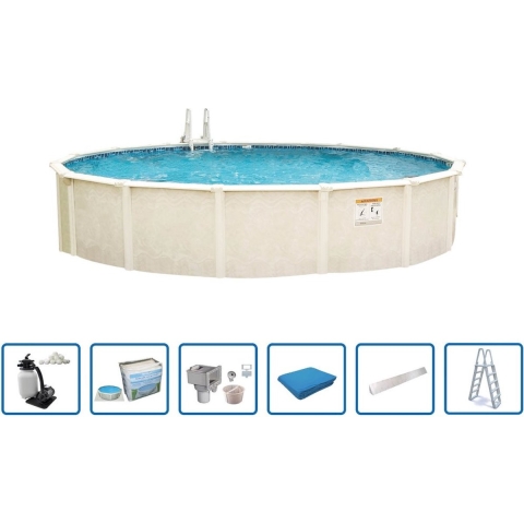 Interline Zwembad Interline Century rond 7,30m Deluxe Pakket