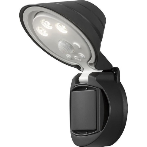 Konstsmide Prato 7695-750 LED-buitenschijnwerper met bewegingsmelder 1 W Warmwit