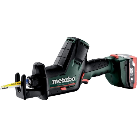 Metabo SSE 12 BL Accu-Reciprozaag | 12 V | 2x4 Ah LiHD | Lader ASC 55 | Metabox 145 - 602322800