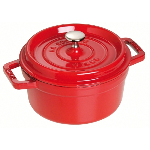 Staub Braadpan / Cocotte - Kersenrood - ø 18 cm / 1.7 liter
