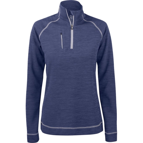 Cutter & Buck 358413 Chambers Hz Sweater Ladies - Denim Mélange - M