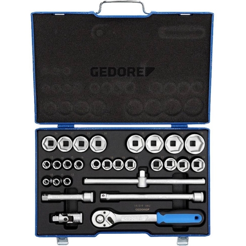 Gedore Dopsleutelset 1/2" 28-dlg. - 2682869