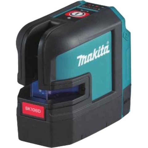 Makita SK106DZ Kruislijn / punt laser rood | Zonder accu&apos;s en lader, in doos met tas