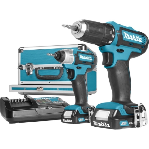 Makita DLX3090TJ 18v 5.0Ah Combiset accuboormachine DDF484 en slagschroevendraaier DTD153 + Lamp DML801 + 3e accu