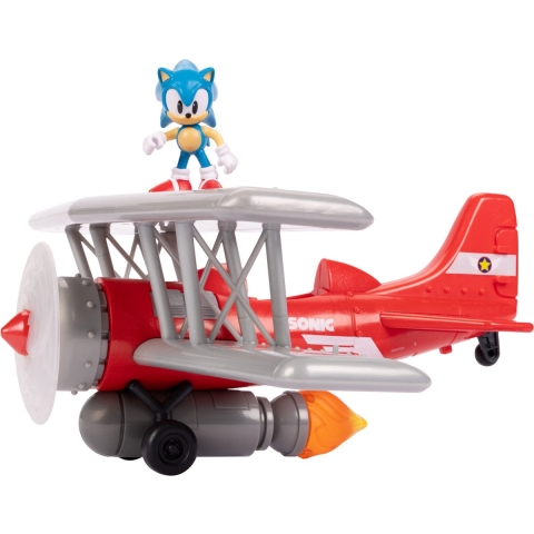 Sonic Tornado Biplane Inclusief 6,5 Cm Figuur