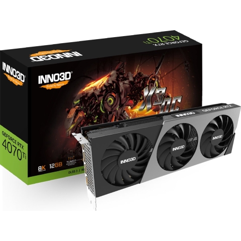 Inno 3D Nvidia GeForce RTX 4070 Ti Videokaart 12 GB GDDR6X-RAM PCIe 4.0 x16, HDMI, DisplayPort