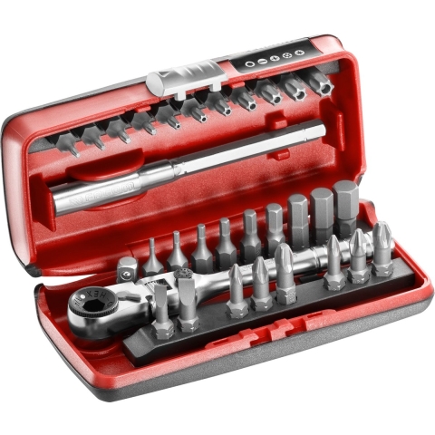 Facom R.180J31PB | Bitset | Compacte flex ratel | 1/4 Inch | 31-Delig - R.180J31PB