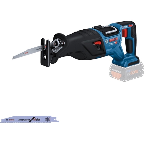 Bosch Blauw GSA 18V-28 | 18V Accu Reciprozaag | Excl. accu&apos;s en lader | + 2 zaagbladen - 06016C0000