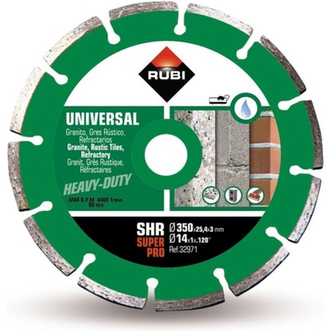 Rubi SHR 350 Superpro Gesegmenteerd Diamantzaagblad - 32971