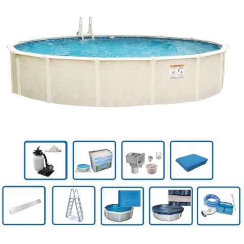 Interline Zwembad Interline Century rond 6,40m Premium Pakket