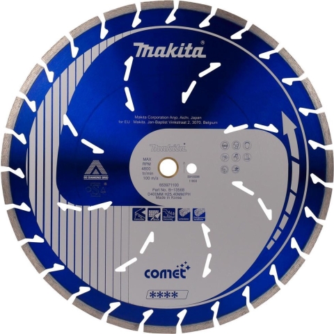 Makita Accessoires Diamantschijf 400x10x25,4 Comet - B-13568 - B-13568