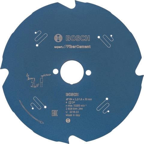 Bosch Accessoires Cirkelzaagblad EX FC H 184x30-4 - 1 stuk(s) - 2608644344