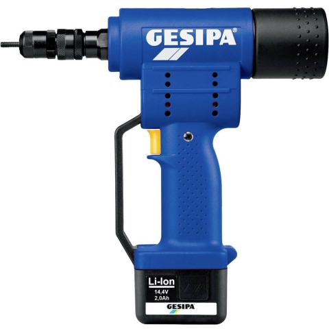 Gesipa Accu-blindklinkmoerapparaat | 10-delig 13000 N in koffer | 1 stuk - 1457414 1457414
