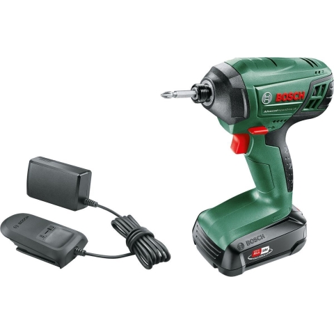 Bosch Groen PDR 18 LI Advanced ImpactDrive 18 Accu Slagschroevendraaier | 18 V | 1,5 Ah accu + lader - 0603980302