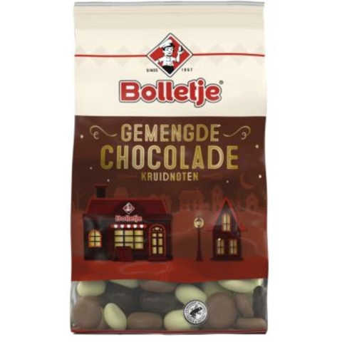 16x Bolletje Kruidnoten Gemengde Chocolade 250 gr