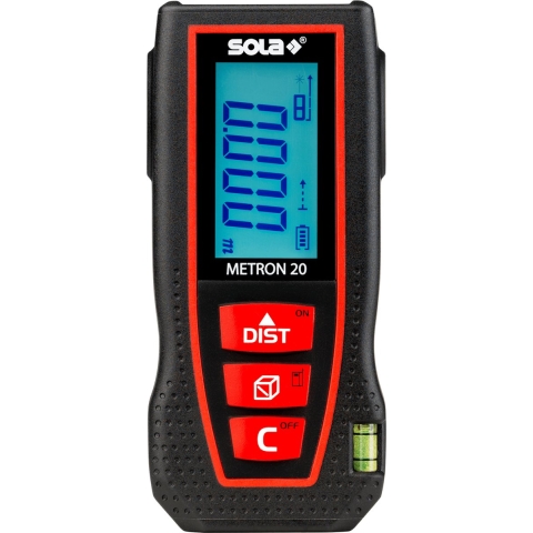 Sola METRON 20 Laser Afstandsmeter - Rood - 20m