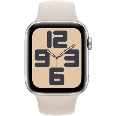 Apple Watch Se GPs 44mm Starlight Sport Band M/l Smartwatch Aluminium