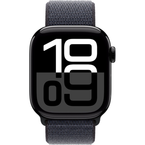 Apple Watch Series 10 GPs 46mm Ink Sport Loop Smartwatch Jet Black