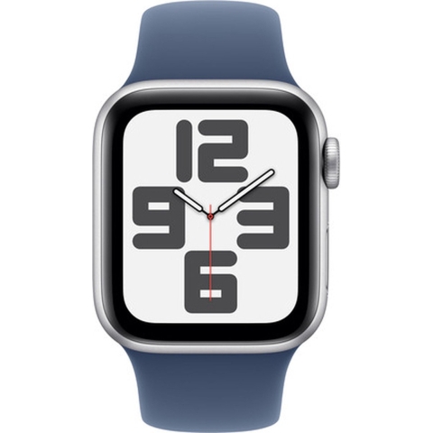 Apple Watch Se GPs + Cellular 40mm Denim Sport Band S/m Smartwatch Silver Aluminium