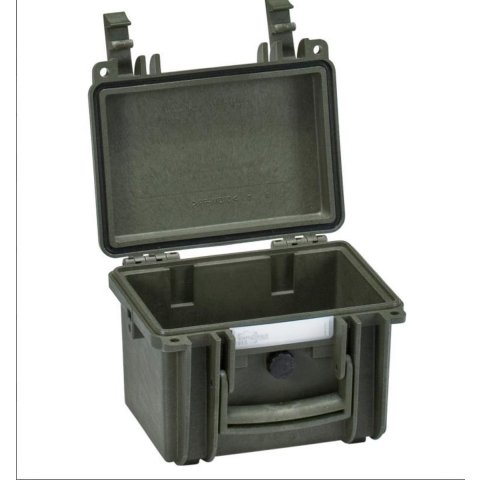 Explorer Cases Outdoor-koffer 1913.G green with pick & pluck foam (b x h x d) 19 x 13 x 14 cm Olijf-groen 1913.G
