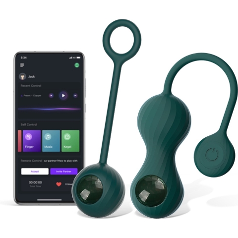 Magic Motion Crystal Duo Bekkenbodem Trainingsset App Bedienbare