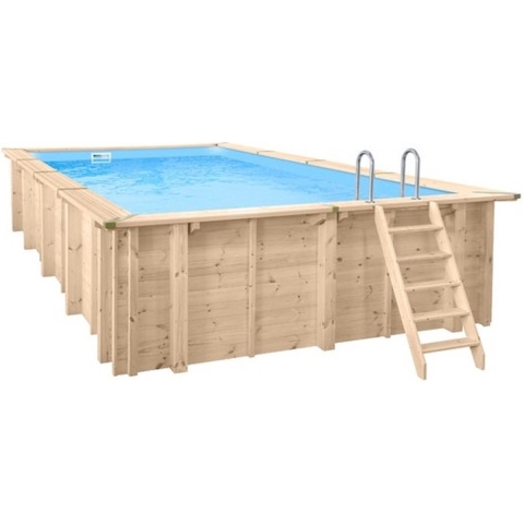Interline Zwembad Interline Bali rechthoek 7,90x4,00m/1,38m - Premium pakket
