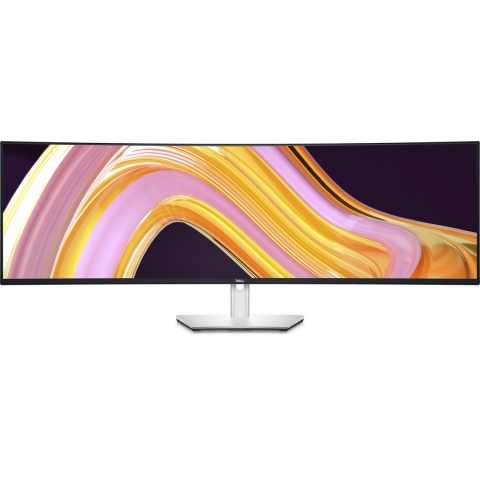 DELL UltraSharp U4924DW LED display 124,5 cm (49") 5120 x 1440 Pixels 5K Ultra HD LCD Zwart, Zilver