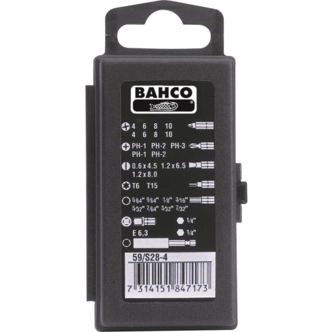 Bahco lh bit set | 59/S28-4
