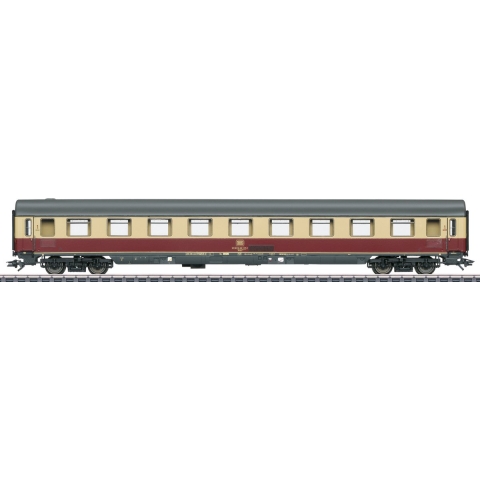 Märklin 43852 H0 sneltreinrijtuig purperrood/beige 1e klas van de DB Avmz 111
