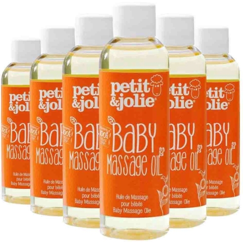 6x Petit&Jolie Massage Olie 100 ml