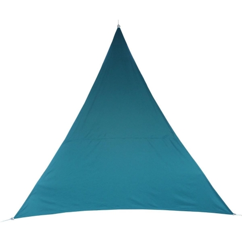 Premium kwaliteit schaduwdoek/zonnescherm Shae driehoek blauw 4 x 4 x 4 meter -