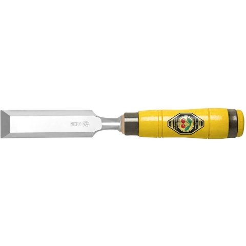 Kirschen Timmermansbeitel | B.40 mm heft van wit beukenhout | met 2 stalen klemgereedschappen | zware uitvoering | 1 stuk - 1205040 1205040
