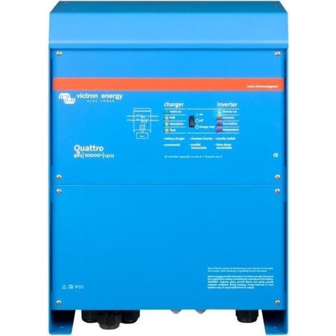 Victron Energy Wechselrichter / Ladegerät Victron Quattro 48/10000/140-100/100 120V VE.Bus Omvormer 10000 W 48 V - 230 V