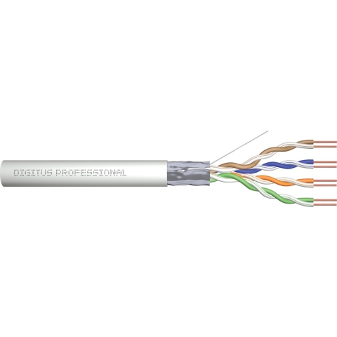 Digitus DK-1521-V-305 Netwerkkabel CAT 5e F/UTP 0.20 mm² Grijs-wit (RAL 7035) 305 m