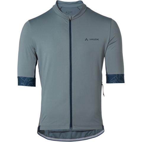 Vaude Kura FZ Tricot II gravel fietsshirt korte mouwen blauw heren, XXL