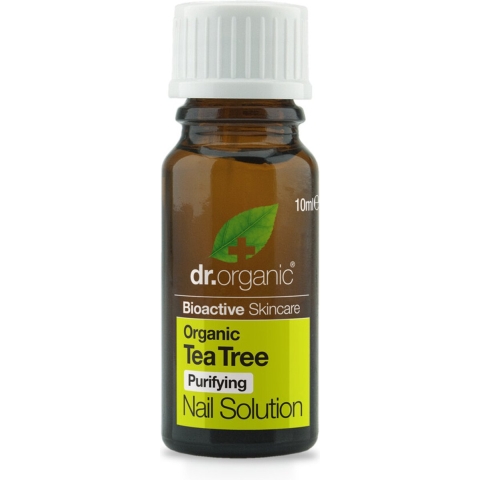 6x Dr. Organic Tea Tree Nagel Solution 10 ml