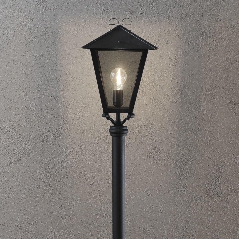 Konstsmide 436-750 Benu Staande buitenlamp Spaarlamp, LED E27 100 W Zwart