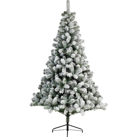Kunstkerstboom Imperial pine snowy h180 cm groen/wit - Everlands
