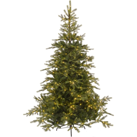 Grandis fir prelit kunstkerstboom II H180cm D110 cm - Decoris