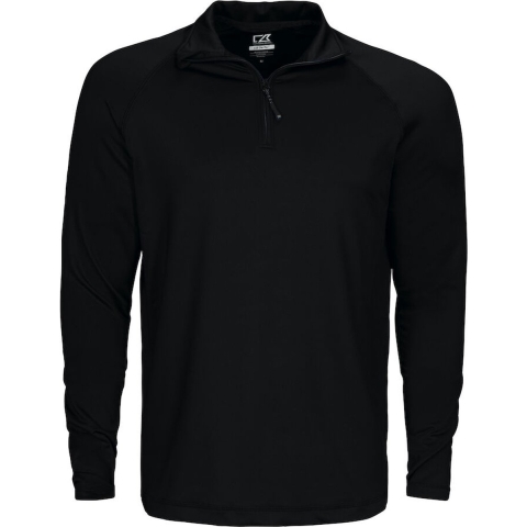 Cutter & Buck 358400 Coos Bay Half Zip Heren - Zwart - L