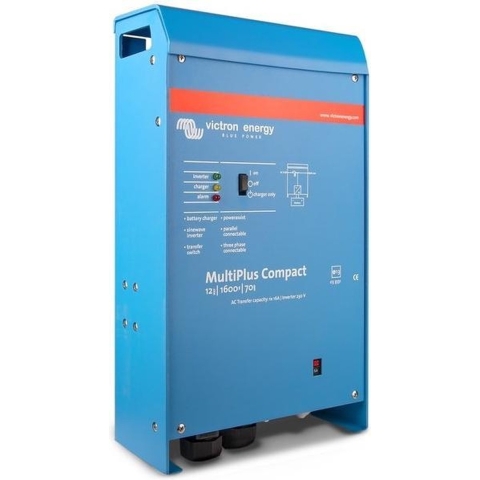 Victron Energy MultiPlus C 12/1600/70-16 Netomvormer 1600 W 12 V/DC - 230 V/AC Geïntegreerde laadregelaar