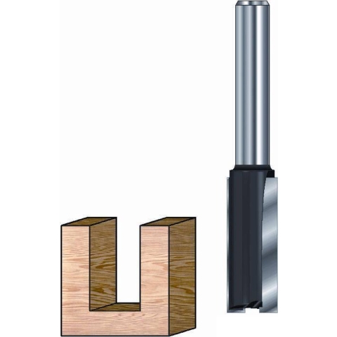 ENT Groeffrees HM 20x20x70mm met HM grondmes, Kolf 8mm - 7911001